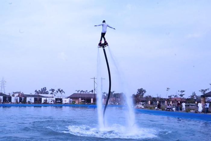 Fly Board Ride in Rajsamand Lake
