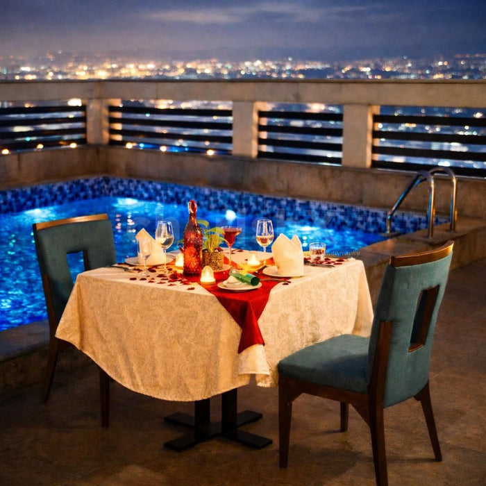 Azure Poolside Romance at Fortune Hotel