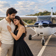 Romantic 30-Minute Private Cessna 172 Flight Experience Over Mumbai Skyline with Romantic Celebration Setup