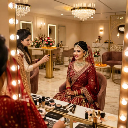 Stunning 60-Minute Spa Package Bridal Makeup Experience at Zivaya Spa – Wyndham Grand, Udaipur