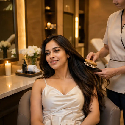 Vibrant Long Length Hair Colour Experience at Zivaya Spa – Wyndham Grand, Udaipur