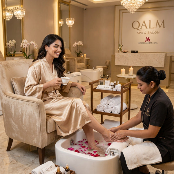Luxurious 60-Minute Pedicure Experience at The Qalm Spa & Salon - Indore Marriott Hotel