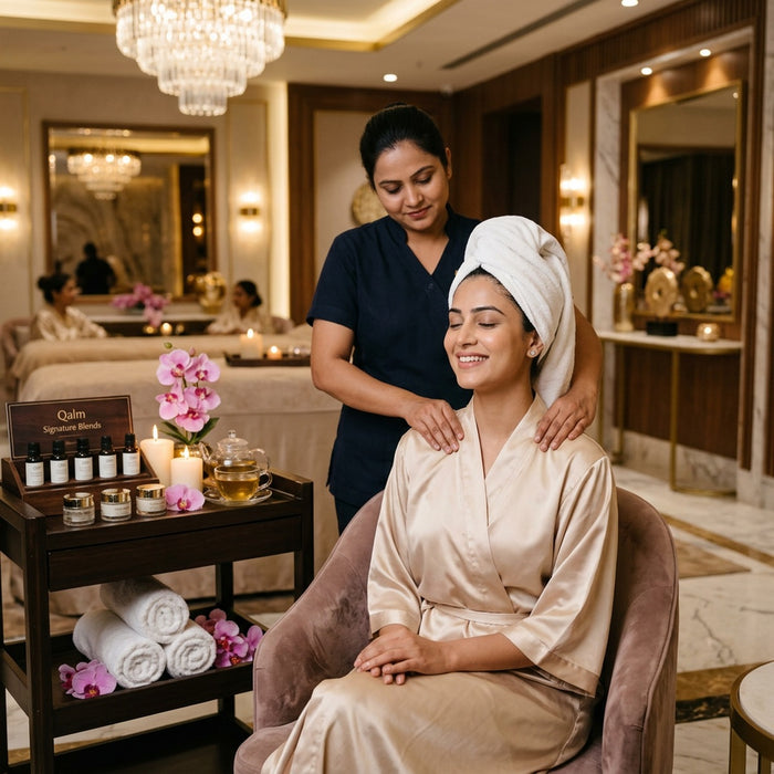 Glamorous 60-Minute Solo Wellness Ritual at The Qalm Spa & Salon - Indore Marriott Hotel