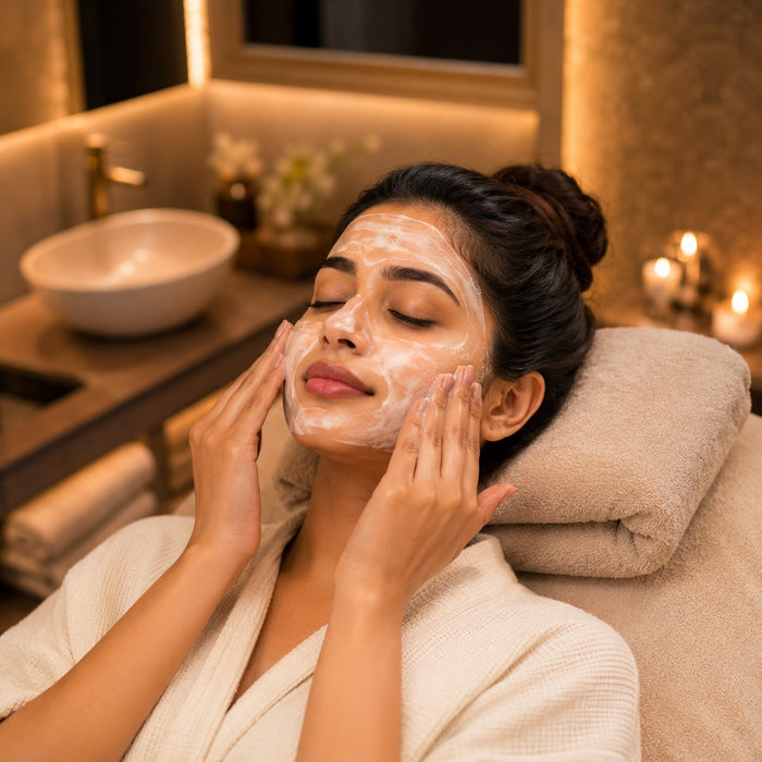 Refreshing  30-Minute Cleansing Facial at The Qalm Spa & Salon - Indore Marriott Hotel