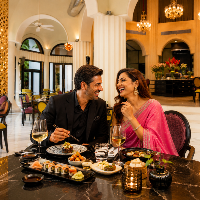 Pan-Asian Opulence Set Menu Dinner Experience for Two at Zen, The Leela Palace Bengaluru