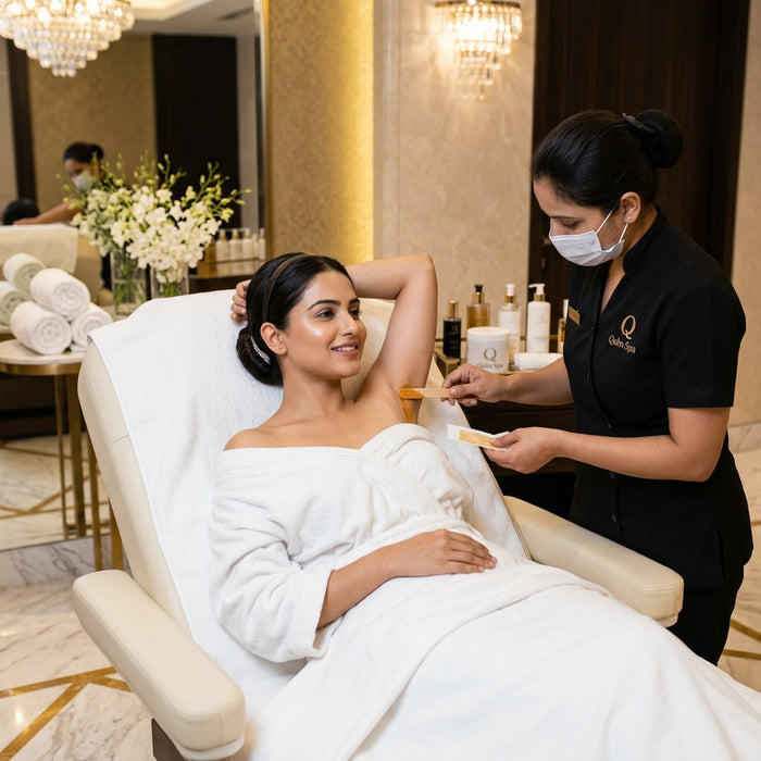 Tranquil 15-Minute Underarm Wax Experience at The Qalm Spa & Salon - Indore Marriott Hotel