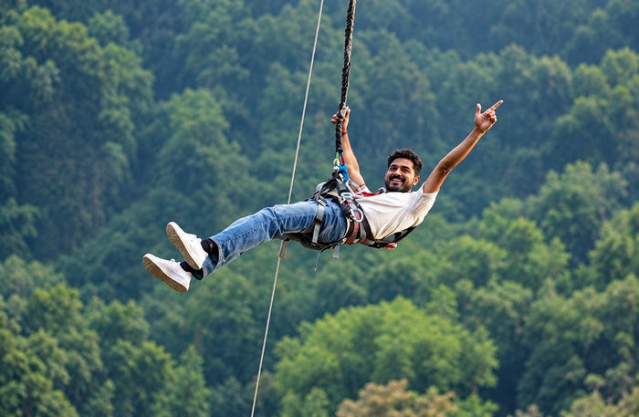 Action-Packed Bungee Jump Gift Box: Choose from 30+ Bungee Jump, SCAD Jump, Giant Swing Experiences Across India
