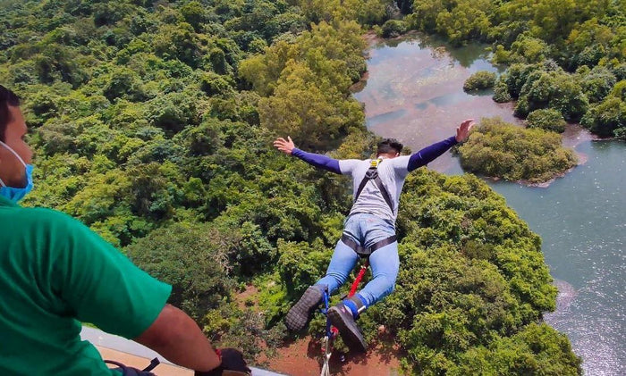 Valley Rope Jump in Rishikesh by Jumpin Heights