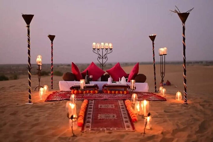 Chef-Curated Jaisalmer Private Dinner on Dunes