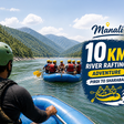 Thrilling 10km River Rafting Adventure from Pirdi to Sharabai in Manali
