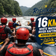 High-Intensity 16km White Water River Rafting Adventure in Rishikesh