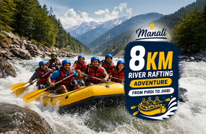 Action-Packed 8km River Rafting Adventure from Pirdi to Jhiri  in Manali