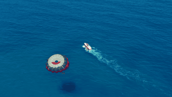 Parasailing in Kovalam
