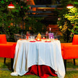 Couple's Outdoor Dining at Hyatt