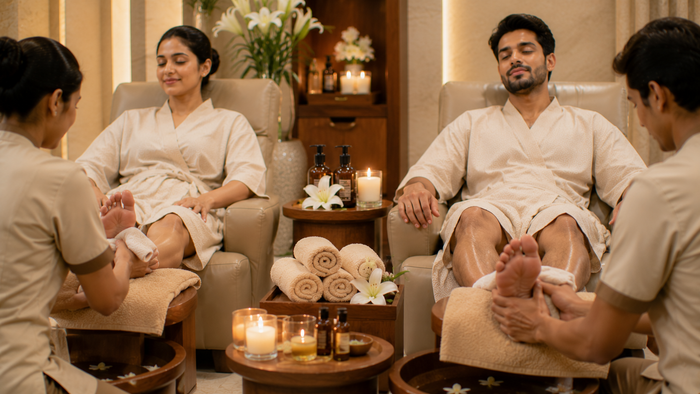 Soothing One-Hour Couple Swedish Massage at Meghavi Wellness Spa -  Nexus Whitefield - Bengaluru