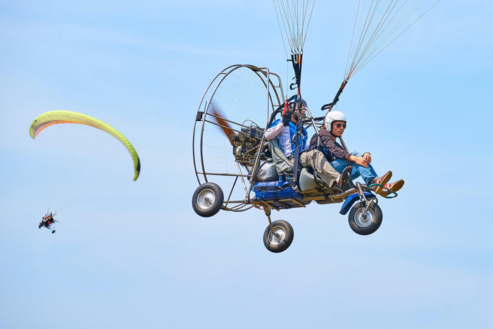 Paramotoring at Brahmaputra Carnival, Assam