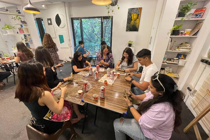 Curated Private Clay Pottery Experience at Chalkbooard