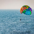 Parasailing at Vagator Beach, North Goa