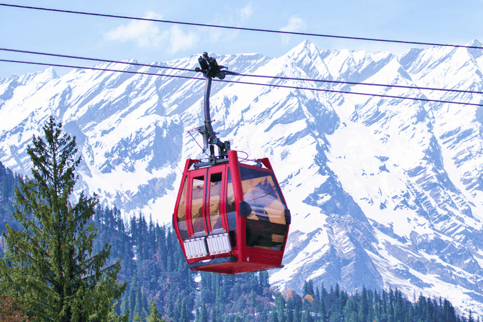 Ropeway Ride in Solang Valley, Manali