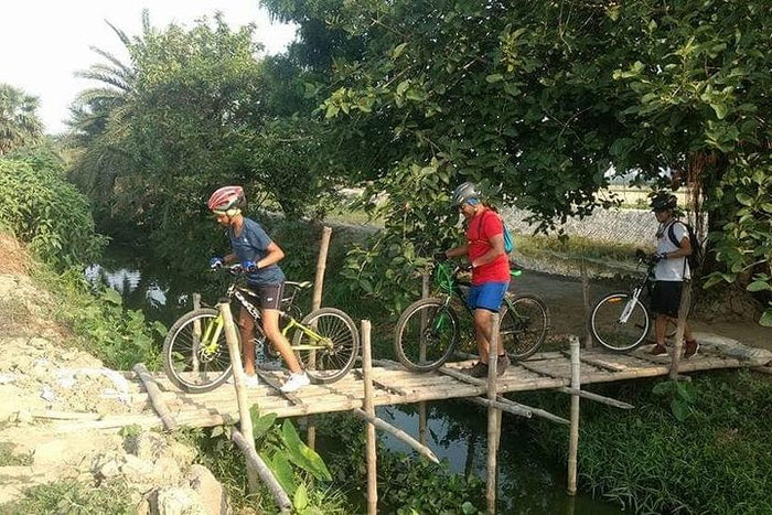 crossing a canal