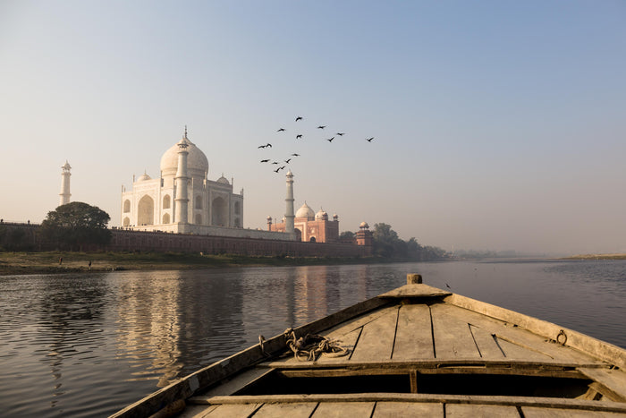 Boat Ride at the Taj Mahal