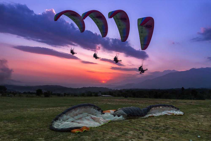 Paragliding in Nandi Hills