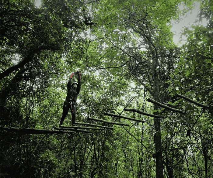High Rope Adventure Activities in Coorg