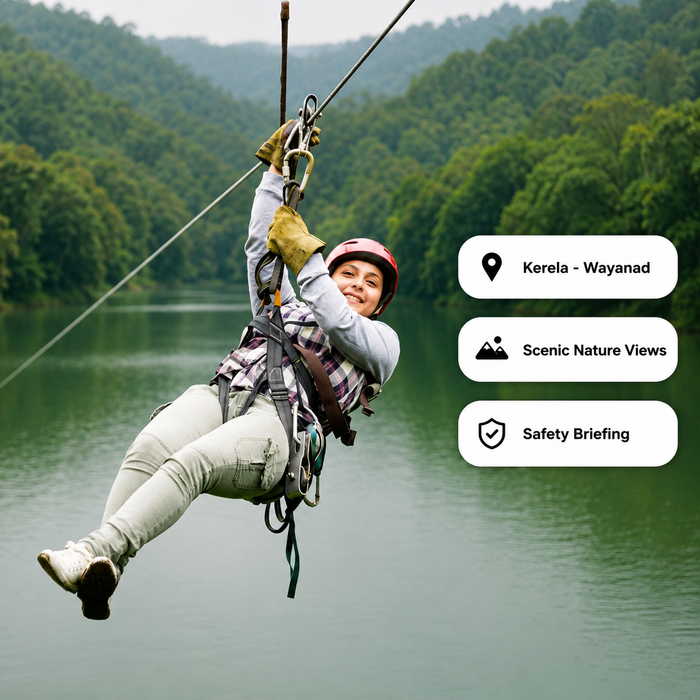 Fun-Filled Kids Ziplining Adventure in Wayanad