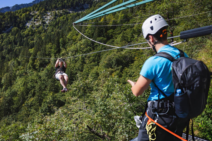 Zipline in Mawkdok, Meghalaya