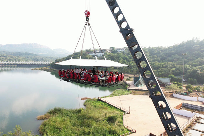 Skydining in Rishikesh