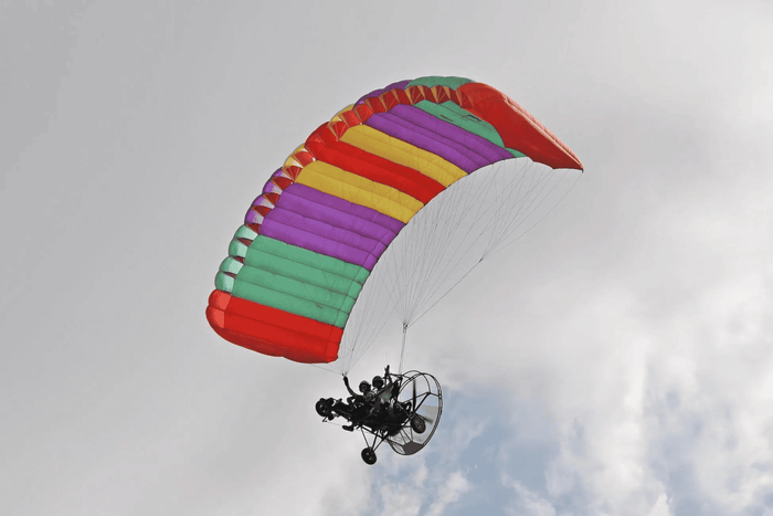 Paramotoring at Brahmaputra Carnival, Assam