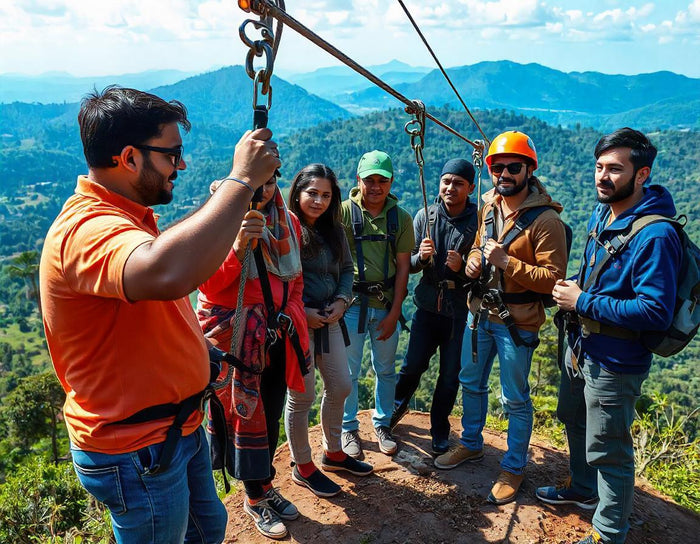Ziplining Experience in Coorg