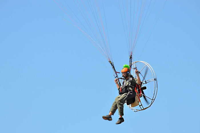 Paramotoring in Jim Corbett