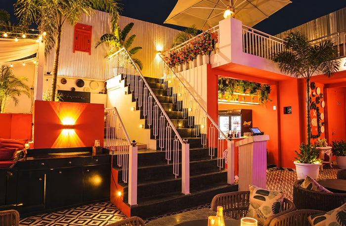 Clue Lounge & Bar New Delhi - Enchanting Rooftop Dining Experience for Two