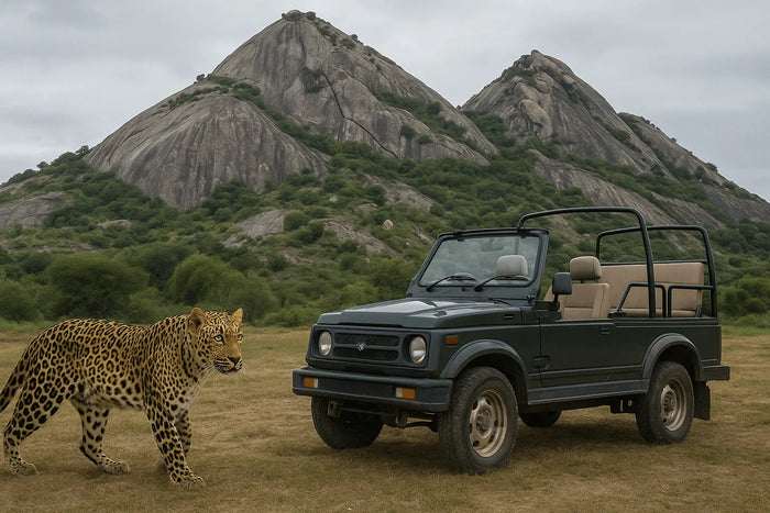Evening Leopard Safari Experience in Jawai Leopard Conservation Area for One