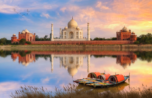 Boat Ride at the Taj Mahal