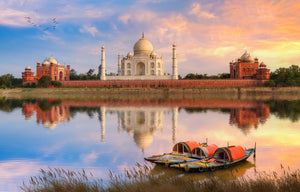 Boat Ride at the Taj Mahal