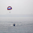 Parasailing at Digha Beach, West Bengal