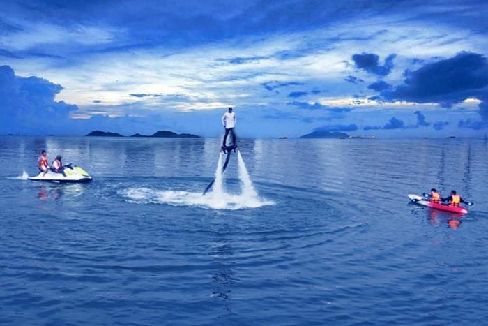 Fly Board Ride in Rajsamand Lake