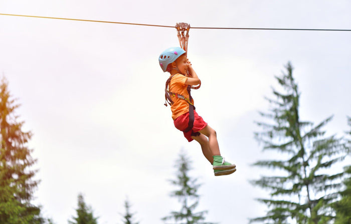 Zipline in Suwakholi, Mussoorie