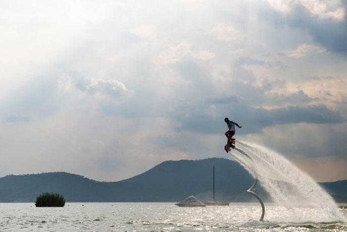 Flyboarding in Rishikesh