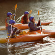 Scenic Freshwater Kayaking Experience in Kovalam