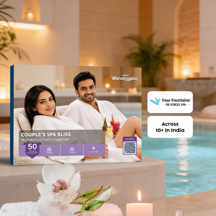 Four Fountains Spa Couples Massage Gift Box: Relaxing Spa Retreats Across India