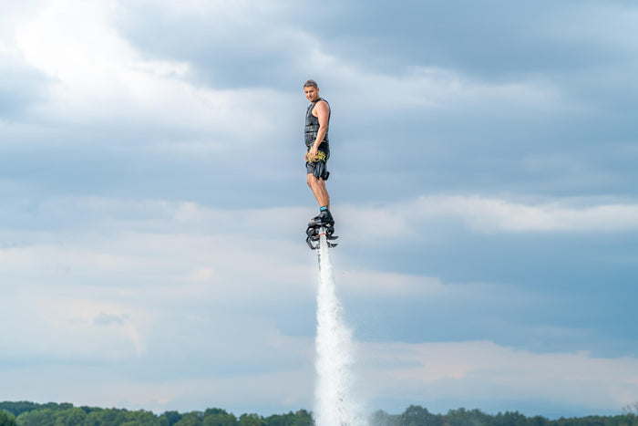 Flyboarding in Rishikesh