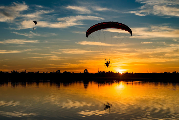 Paramotoring at Brahmaputra Carnival, Assam