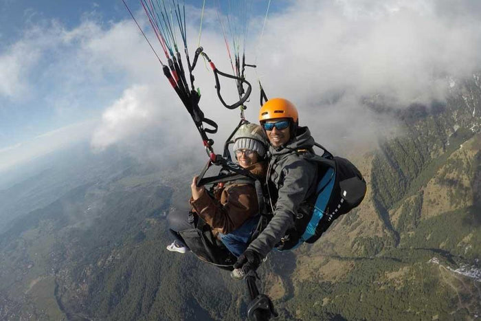 Paragliding in Solang Valley, Manali