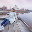 Boat Ride at the Taj Mahal