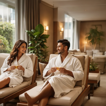 Relaxing One-Hour Couple Massage at Meghavi Wellness Spa - Crown Plaza - Pune