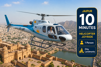 Aerial Jaipur 10-Minute Joyride Over Historic  Forts and City Landmarks