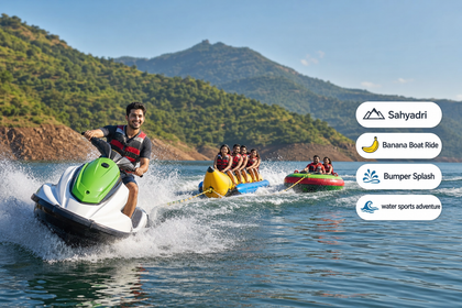 Water Sports Combo: Banana Boat, Bumper Ride, Jet Ski & Spinner Experience